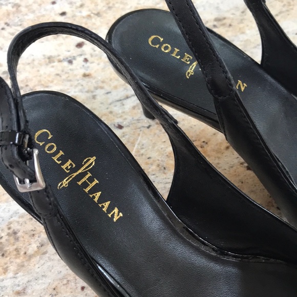 Black leather cole haan shoes Excellent Condition - Picture 4 of 5